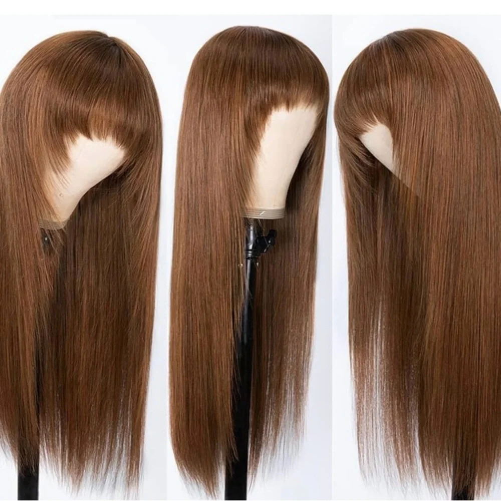 Blooming Hair  100% 10A Human Hair Bang Wig